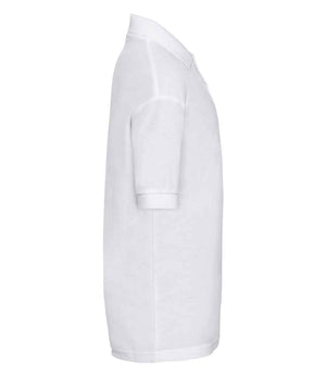 Russell Schoolgear Kids Poly/Cotton Piqué Polo Shirt White