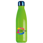 Pantone Matched Capella Metal Bottle with Different Colour Pantone Matched Lid - 500ml-Matt Finish