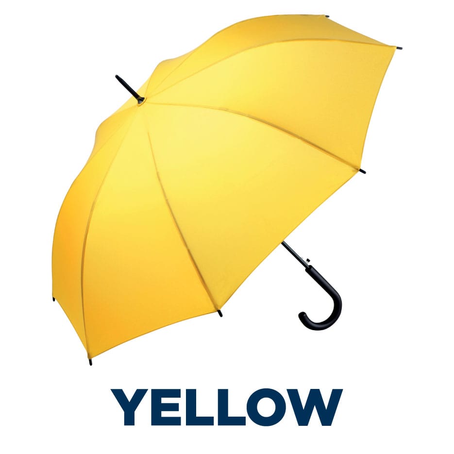 Fare Automatic Opening Umbrella with Plastic Crook Handle - 1000mm