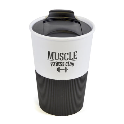 Branded Rubber Base Take Out Cup