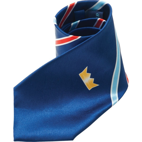 Branded Screen Printed Silk Tie