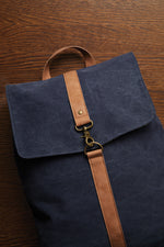 Branded VINGA Bosler backpack GRS recycled canvas
