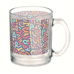 Transparent Gloss Glass Sublimation Mug - 300ml