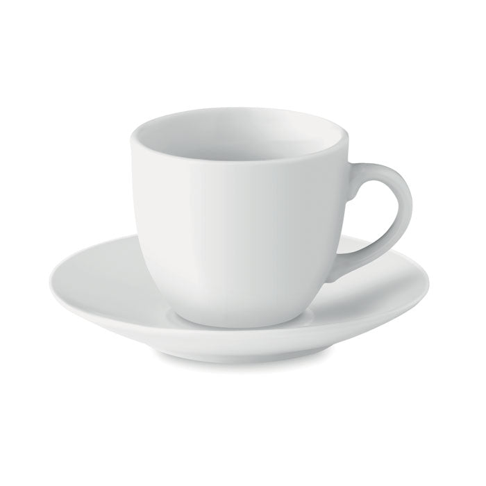 Branded Espresso cup and saucer 80 ml