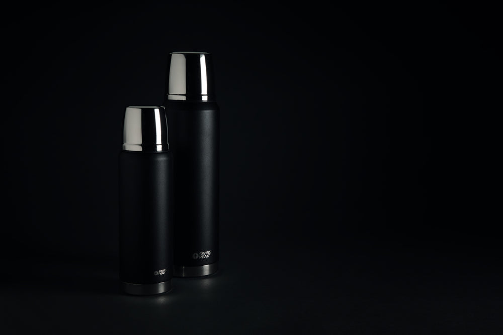 Branded Swiss Peak Elite 1L copper vacuum flask