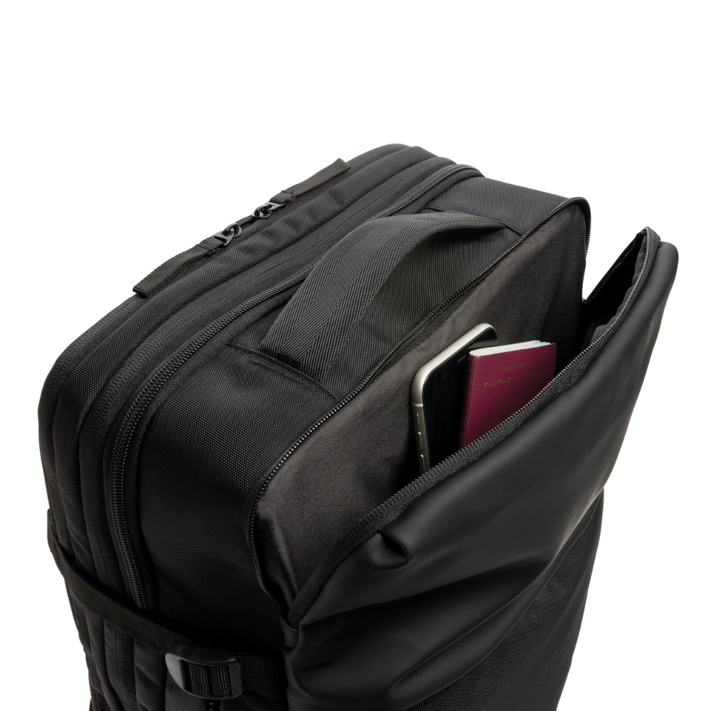 Branded Swiss Peak AWARE™ RPET 15.6' expandable weekend backpack