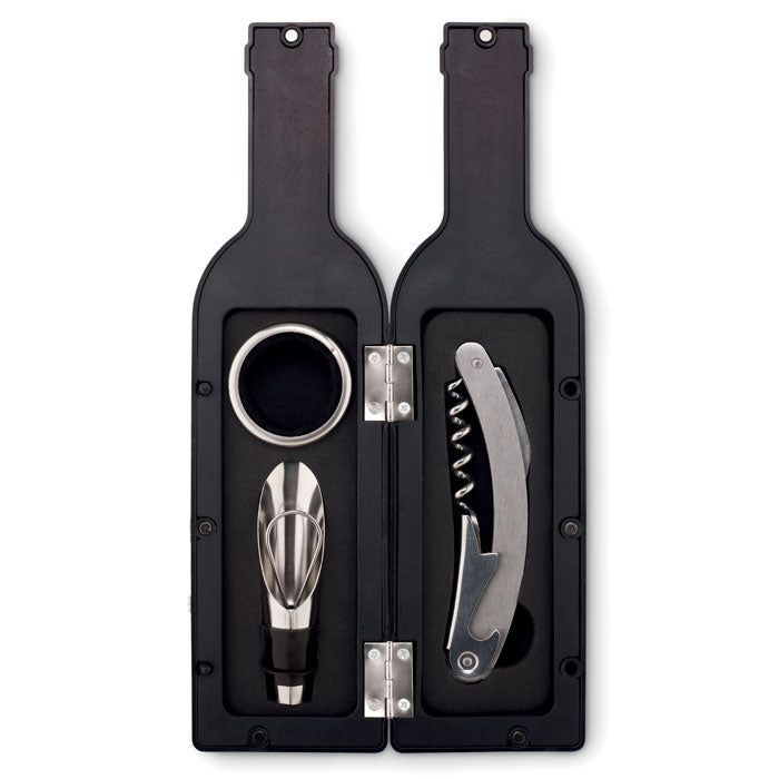 Branded Bottle shape wine set