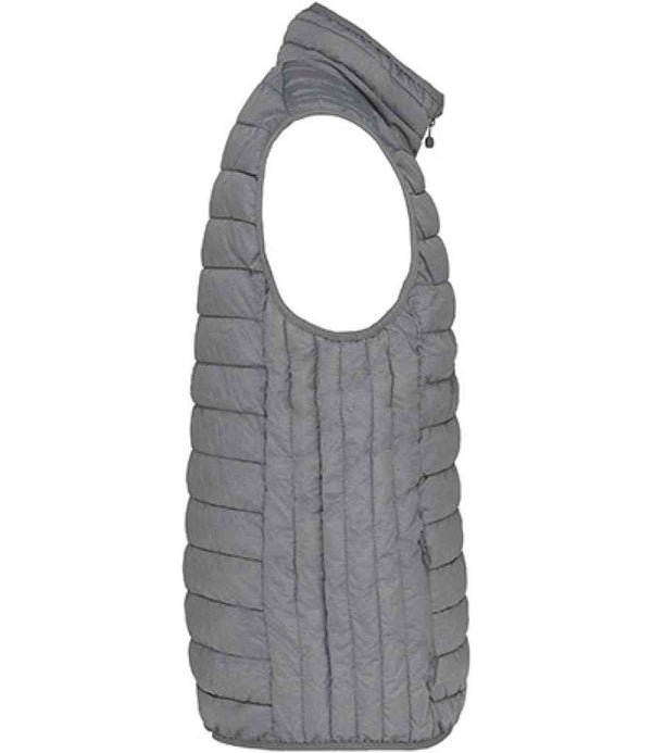Kariban Lightweight Padded Bodywarmer Marl Silver