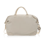 Branded Kezar AWARE™ 500 gsm recycled canvas deluxe weekend bag