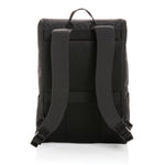 Branded Swiss Peak Fern AWARE™ RPET all over zipper 15.6" backpack