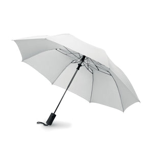 21 inch foldable  umbrella White