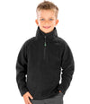 Result Genuine Recycled Kids Zip Neck Micro Fleece