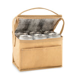 Branded 6 can woven paper cooler bag