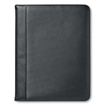 Branded A4 conference folder with leather cover