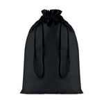 Branded Large Cotton draw cord bag