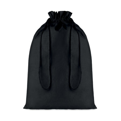 Branded Large Cotton draw cord bag