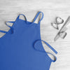 Kitchen apron in cotton Royal Blue