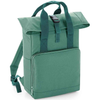BagBase Recycled Twin Handle Roll-Top Backpack