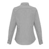 Premier Ladies Long Sleeve Striped Oxford Shirt
