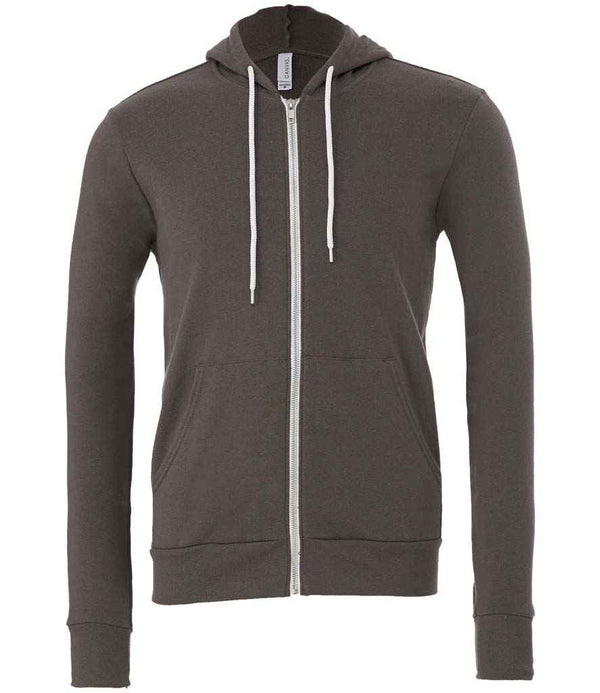 Canvas Unisex Full Zip Hoodie