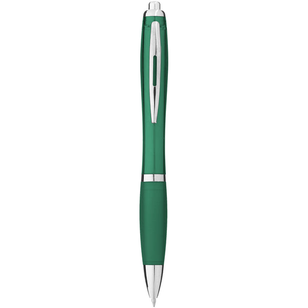 Nash ballpoint pen coloured barrel and grip in green