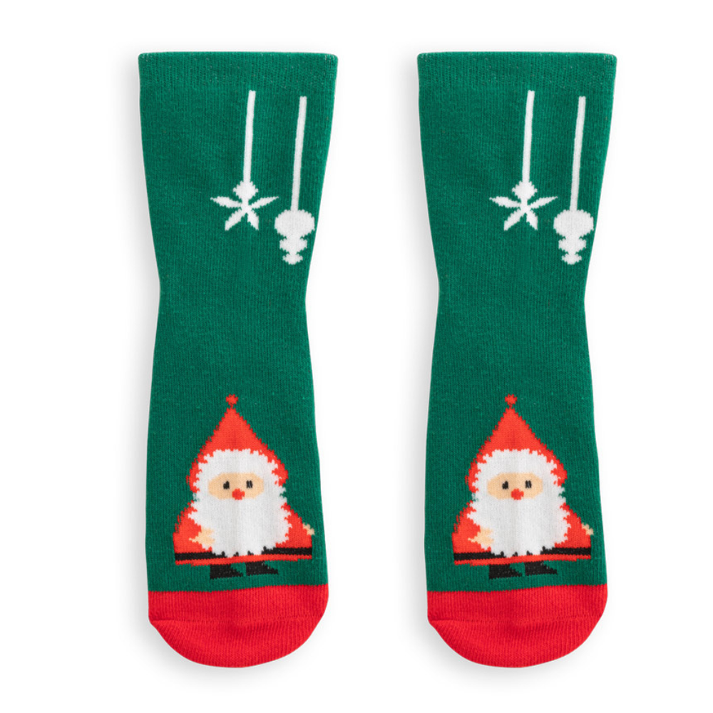 Santa Themed Christmas Kids Socks