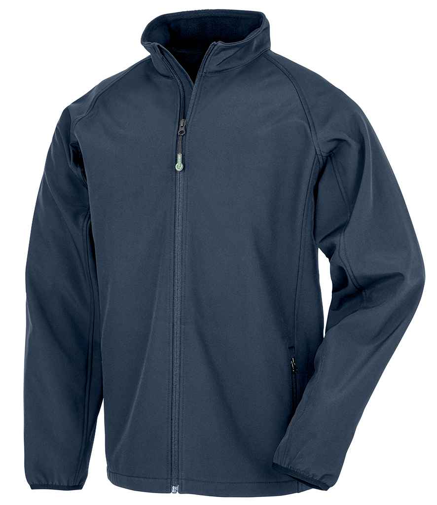 Result Genuine Recycled Printable Soft Shell Jacket Navy