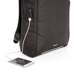 Branded Swiss Peak AWARE™ RFID and USB A laptop backpack