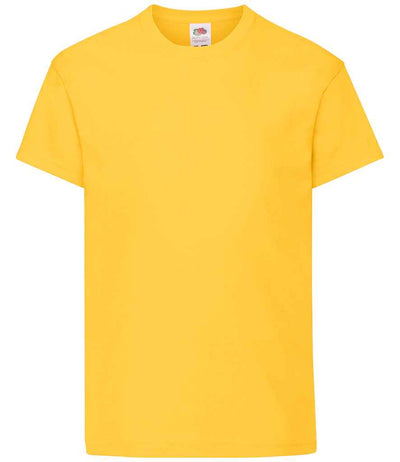 Fruit of the Loom Kids Original T-Shirt Sunflower