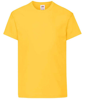 Fruit of the Loom Kids Original T-Shirt Sunflower