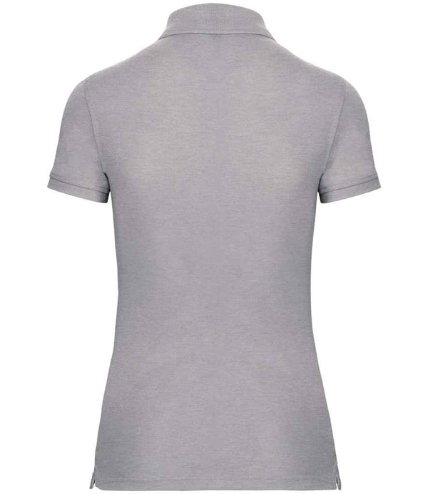 WK Designed to Work Ladies Anti-Bacterial Piqué Polo Shirt Oxford Grey