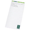 Branded Desk-Mate® 1/3 A4 recycled notepad 50 pages