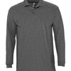SOL'S Winter II Long Sleeve Cotton Piqué Polo Shirt
