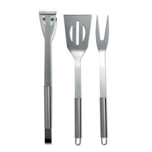Branded 3 BBQ tools in pouch