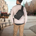DELFOS. 300D PET (100% rPET) and 600D PET (100% rPET) shoulder bag