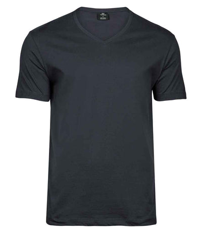 Tee Jays V Neck Sof T-Shirt Dark Grey