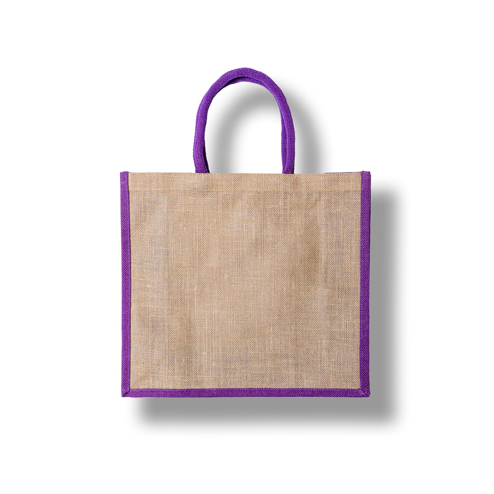 Aura Accented Jute Bag