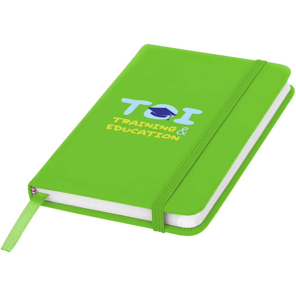 Branded Spectrum A6 hard cover notebook