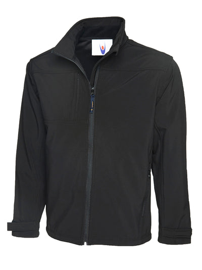 Branded Deluxe Full Zip Soft Shell Jacket