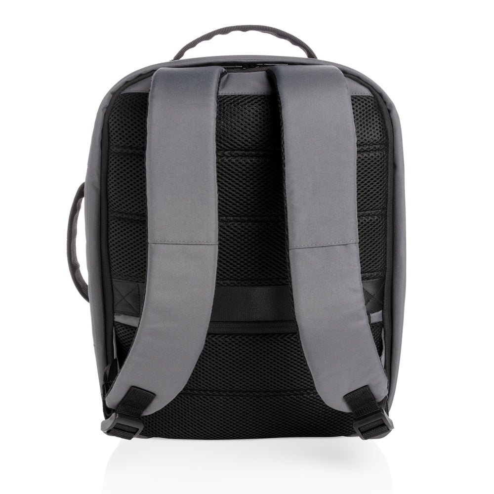 Branded Impact AWARE™ RPET anti-theft 15.6" laptop backpack