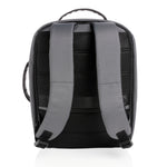 Branded Impact AWARE™ RPET anti-theft 15.6" laptop backpack