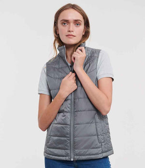 Russell Ladies Nano Padded Bodywarmer Iron