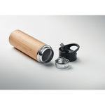 Branded Double wall bamboo flask 450ml