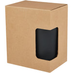 Branded Nordia 400 ml double-wall recycled mug