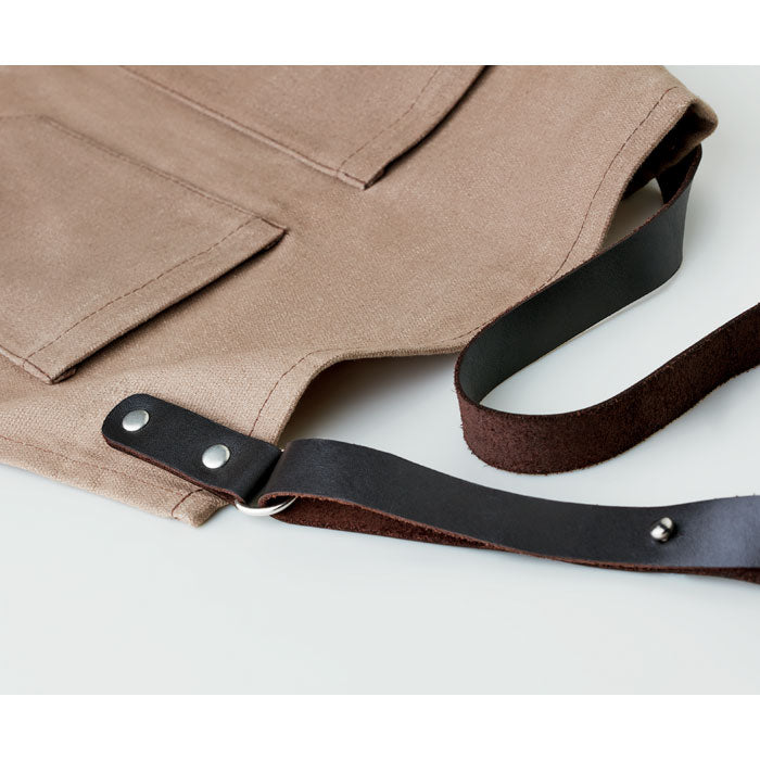 Branded Apron in leather
