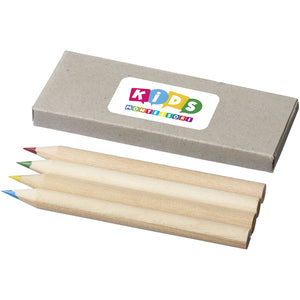 Tullik 4-piece coloured pencil set | Branded Colouring Set