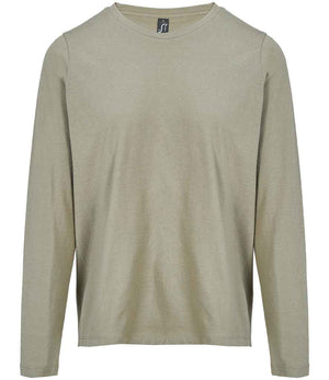SOL'S Ladies Monarch Long Sleeve T-Shirt Khaki