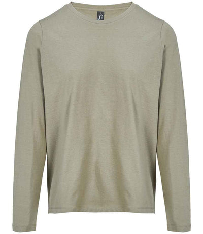 SOL'S Ladies Monarch Long Sleeve T-Shirt Khaki