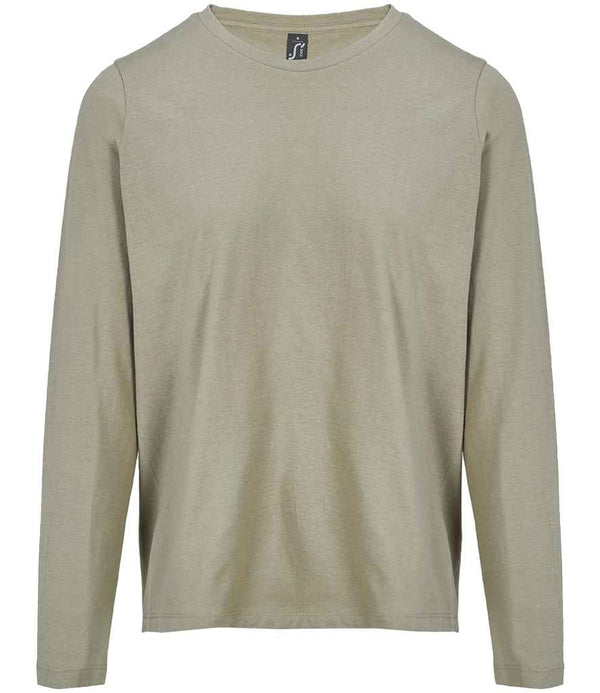 SOL'S Ladies Monarch Long Sleeve T-Shirt Khaki