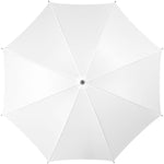 Branded Jova 23" umbrella with wooden shaft and handle